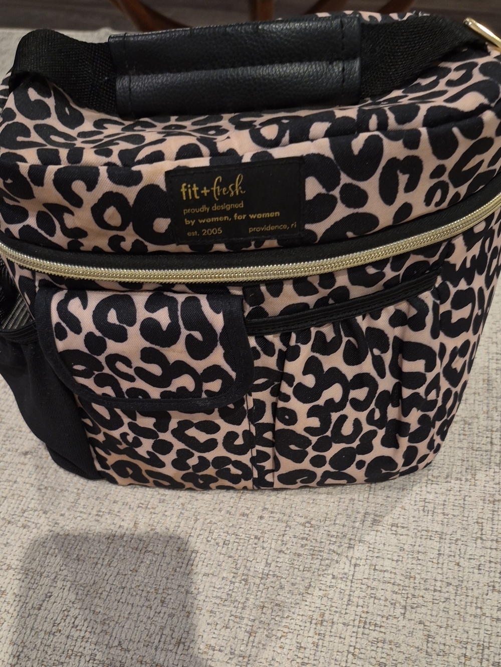 Fit & Fresh Montauk Leopard Lunch Bag - Picture 5 of 11